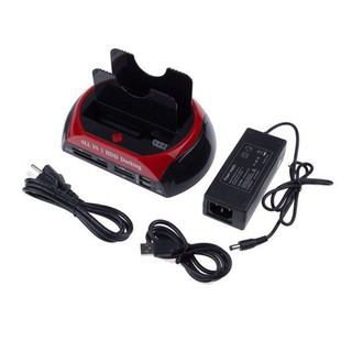 ❤ ❤ IDE SATA Dual All in 1 HDD Dock Docking Station Hard Disk Drive HDD