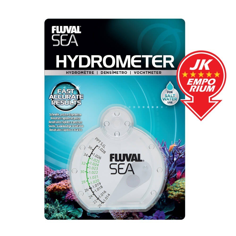 Fluval Sea Hydrometer Check Salinity Marine Aquarium Test Packaging
