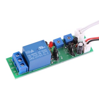 DIYMORE สวิตช์เปิด-ปิดรีเลย์ตั้งเวลาหน่วงเวลารอบอนันต์ที่ปรับได้ DC 12V 0 ~ 120 นาที