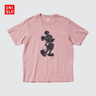 Uniqlo เสื้อยืดแขนสั้น พิมพ์ลาย MICKEY สําหรับผู้ชาย และผู้หญิง (UT)