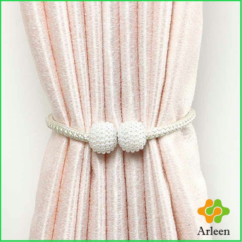arleen-เชือกมัดผ้าม่าน-หัวแม่เหล็กสําหรับผูกผ้าม่าน-curtain-tie-buckle