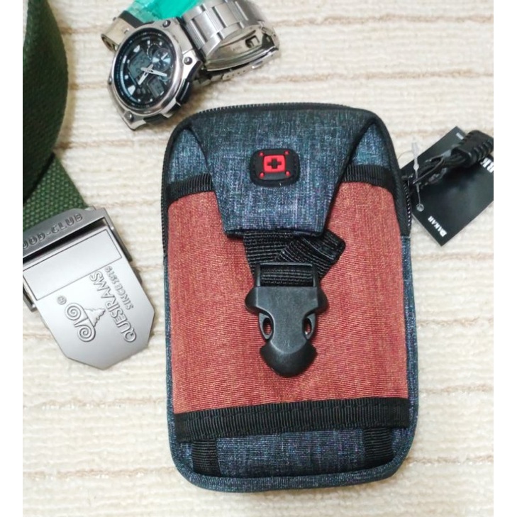 กระเป๋าใส่โทรศัพท์-กระเป๋าร้อยเข็มขัดเดินป่า-belt-bag-กระเป๋าขาดเอวใส่มือถือ-กระเป๋าตกปลา-ตกปลาหมึก