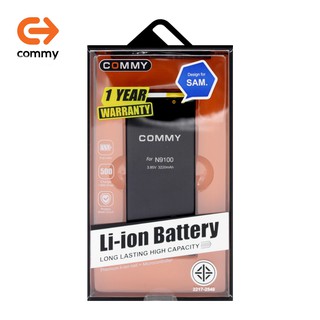 สินค้า Commy แบตซัมซุง Note 4 (3,220 mAh) รับประกัน 1 ปี Samsung Galaxy Note 4 (N9100) มิลลิแอมป์เต็มมาตรฐาน: 3220 mAh