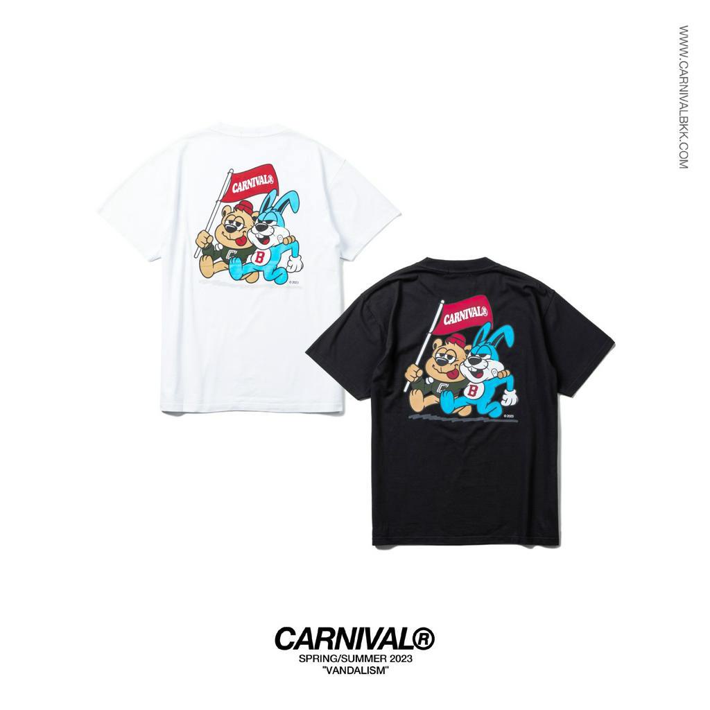 ของแท้-เสื้อยืด-carnival-spring-summer-2023-vandalism-collection-drop-3-bernie-amp-friend-t-shirt-ของใหม่-พร้อมส่ง