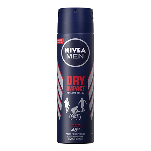 nivea-men-dry-impact-deodorant-spray-สเปรย์ระงับกลิ่นกาย-150ml
