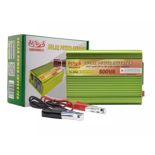 FLOWN [รับประกัน3เดือน] อินเวอเตอร์ แปลงไฟรถ แบต 12โวล์ท Inverter 500 1000 2000 3000 VA W Inverter