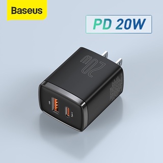 Baseus หัวอะแดปเตอร์แบบชาร์จไว 20W U+C Pd3.0 Qc3.0 Usb+ Type-C สําหรับ แท็บเล็ต Huawei Mate 20