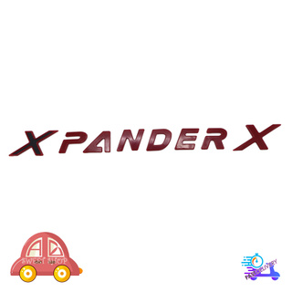 โลโก้ "X PANDER" สูง3.2เซน สีแดง Mitsubishi  Xpander ปี2018 - 2019