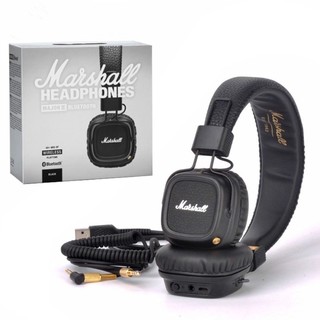 สินค้า พร้อมส่ง หูฟังบลูทูธไร้สาย Marshall II Headphones Major ll แบบพับได้มาร์แชลล์ ประกัน30วัน