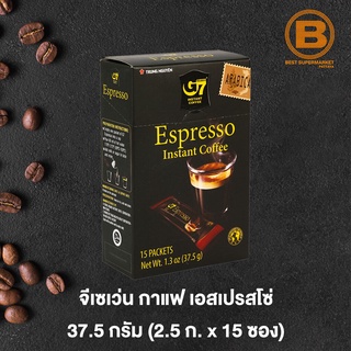 G7 กาแฟ เวียดนาม เอสเปรสโซ่ 37.5 ก (2.5 g x 15 ซอง)