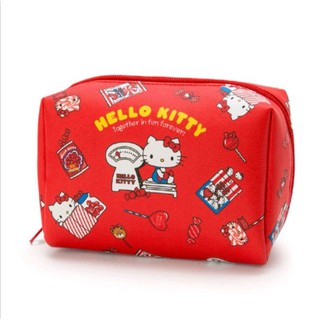 กระเป๋าเครื่องสำอางแบรนด์ SANRIO ลายลิขสิทธิ์แท้ Hello Kitty สีสันสดใส