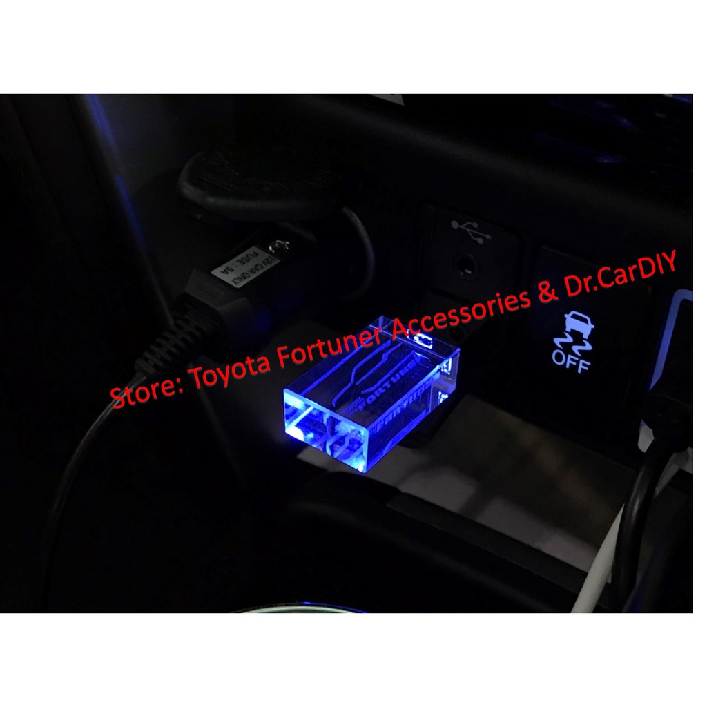 usb-flash-drive-sandisk-16gb-all-new-toyota-fortuner-logo-ไฟสีน้ำเงิน