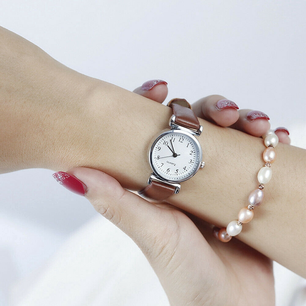 ภาพสินค้านาฬิกาข้อมือควอทซ์ สายหนัง PU กันน้ำ สำหรับผู้หญิง จากร้าน trendycollection.th บน Shopee ภาพที่ 3