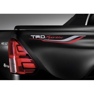 สติ๊กเกอร์* TRD sportivo ติดข้างท้ายกระบะ Toyota Hilux Revo ขนาด* 9 x 68 cm ราคาต่อคู่ มี 2 ข้าง