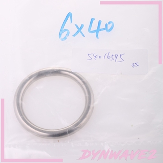 ( Dynwave2 ) แหวนสแตนเลสทรงกลมขนาด 25 มม . 3 มม .