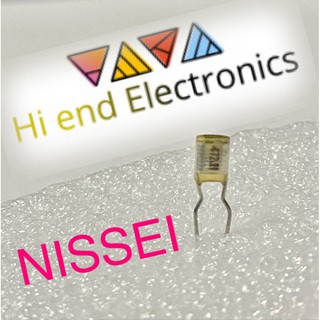 (3ชิ้น) Capacitors NISSEI 4.7nF (472) 100Vdc ±5%