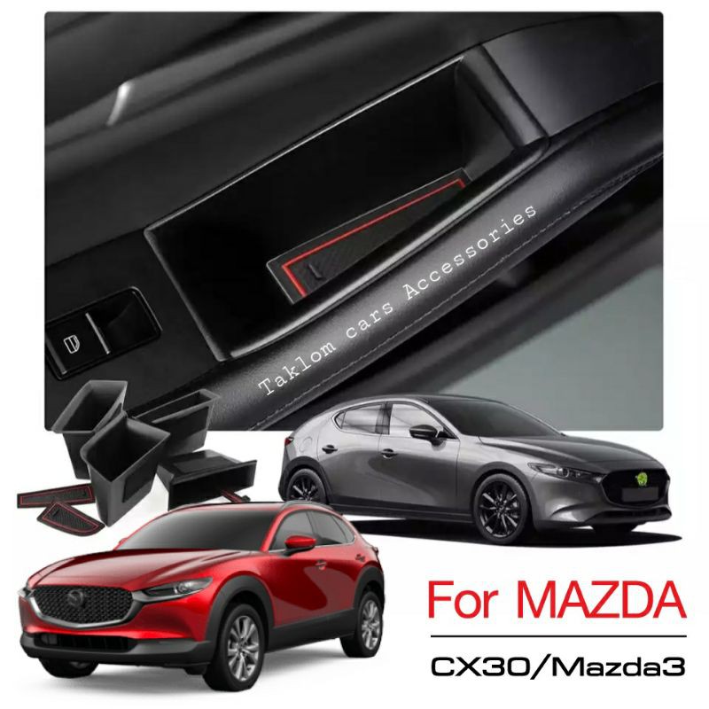 ภาพหน้าปกสินค้าพร้อมส่ง ไม่ต้องรอของ กล่องเก็บของข้างประตูสำหรับ All New Mazda 3 / CX30 สำหรับพวงมาลัยขวา พร้อมส่งไม่ต้องรอของ