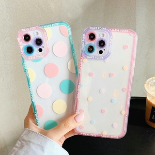 เคสโทรศัพท์มือถือแบบนิ่ม ลายจุด สําหรับ OPPO A76 A36 A53 A33 A52 A92 A31 A94 A93 A74 A95 A54 A16 A15 A15S A5 A9 2020 A7 A5S AX7 A3S A12e Reno 5F 4F 7 6 5 4 4G 5G F11 F9