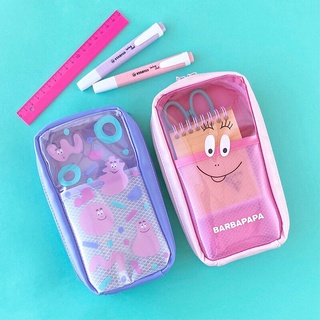 พร้อมส่ง Barbapapa  Multi Pen Case กระเป๋าใส่เครื่องเขียน ลิขสิทธิ์แท้จากญี่ปุ่น