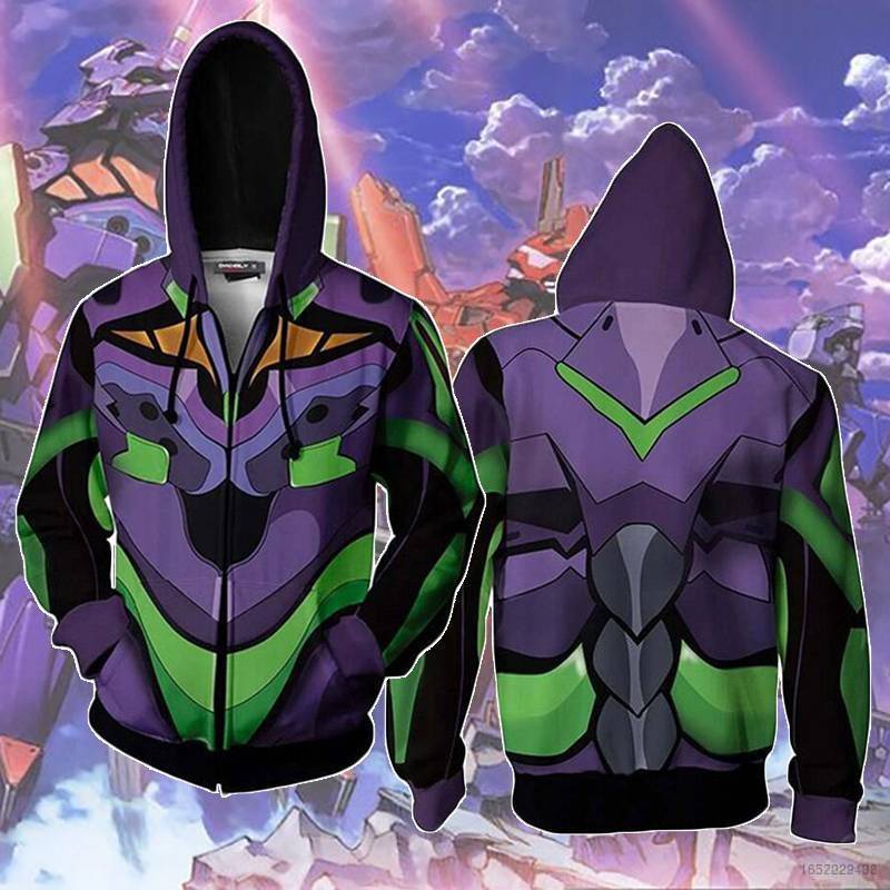 Gp41 เสื้อแจ็กเก็ตคอสเพลย์ แขนยาว EVA ทรงหลวม ลายอนิเมะ Ikari Shinji ...
