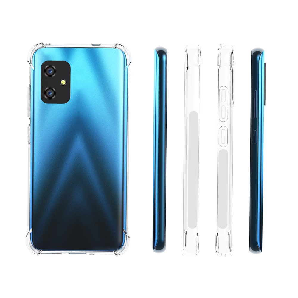 สําหรับ-asus-zenfone-8-เคส-elvev-นิ่ม-tpu-สี่มุม-ป้องกันการตก-เคสโทรศัพท์-แบบใส