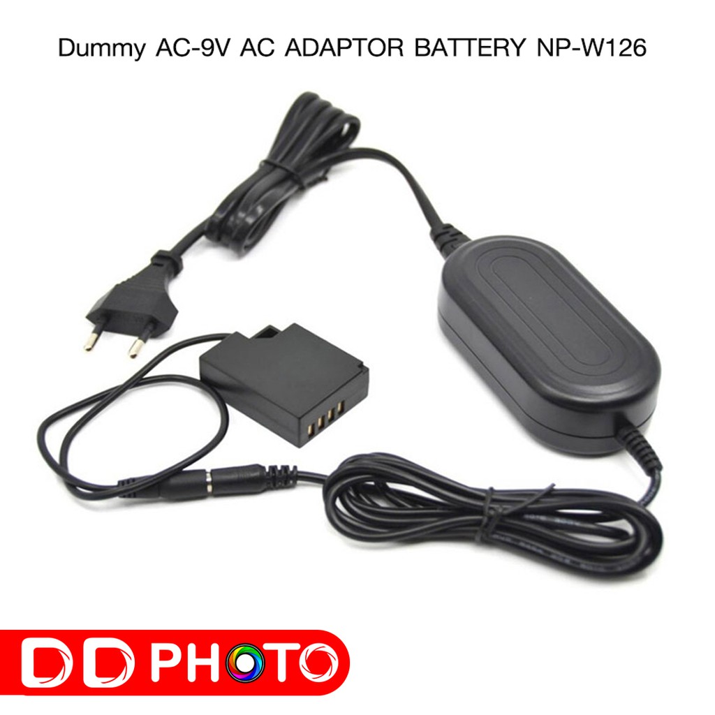 dummy-battery-ac-9v-ac-adapter-battery-np-w126-for-fuji-xa2-x-pro1-xe1-xt20-xt2