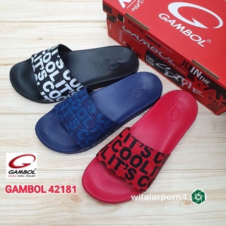 สินค้า GAMBOL รองเท้าแตะสวมรุ่น GM42181 ไซส์ 36-44