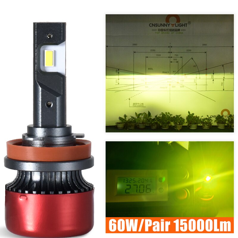 หลอดไฟตัดหมอก-led-t30-canbus-h4-h7-h11-h8-h1-4300k-3000k-16000lm-สีขาว-เหลือง-สําหรับรถยนต์-12v-h3-h16