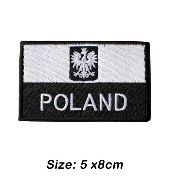 Polish Patch Poland Eagle Flag Patch - Embroidered Badge, Polish Pride, Fabric Embroidered Patch - Foto 4