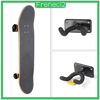 ราคา[FRENECI2] Skateboard Wall Hanger Storage Rack Mount - Great for Storing Longboard, Shortboard, Surfboard, Kiteboard, Wakeboard, SUP Board (Screws Included)