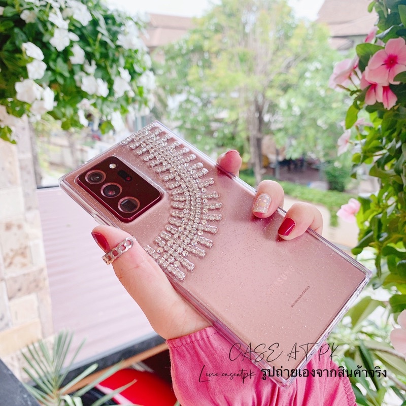 ร้านไทย-เคสเพชรโค้ง-case-galaxy-samsung-s21-ultra-note20-ultra-a52-iphone-12-promax-ลายแบรนด์