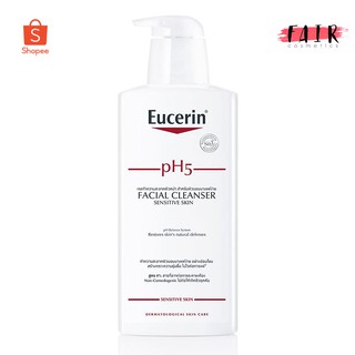 Eucerin pH5 Sensitive Skin Facial Cleanser [400 ml.] คลีนเซอร์ผิวหน้า สำหรับผิวบอบบางแพ้ง่าย ช่วยสร้างเกราะความชุ่มชื้น