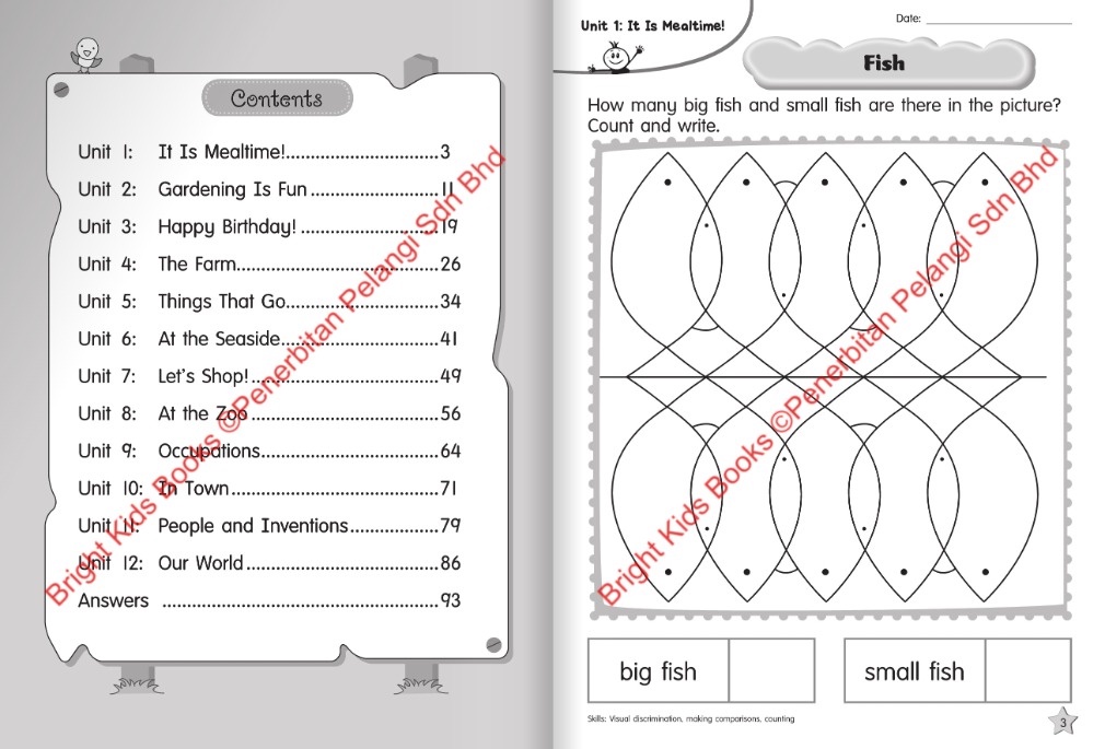 [FUNBOOK] Bright Kids K1 &amp; K2 Series Preschool (อายุ 5-6 ปี) หนังสือ ...