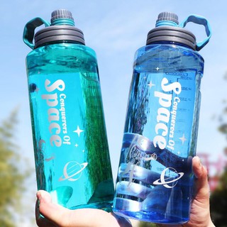 3L ถ้วยน้ำพลาสติกความจุขนาดใหญ่แบบพกพากีฬากลางแจ้งขวดน้ำออกกำลังกาย Plastic water bottle portable outdoor sports fitness