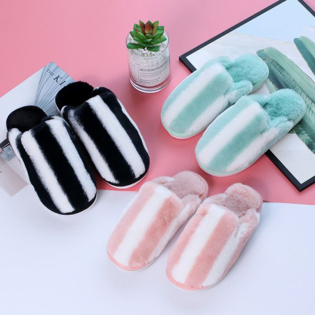 home-slippers-พื้นนิ่มใส่สบาย-รองเท้าคอตตอน