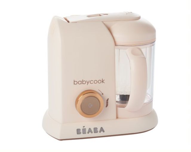 เครื่องนึ่งปั่นอาหารเด็ก-beaba-babycook-solo-4-in-1-สี-rose-gold