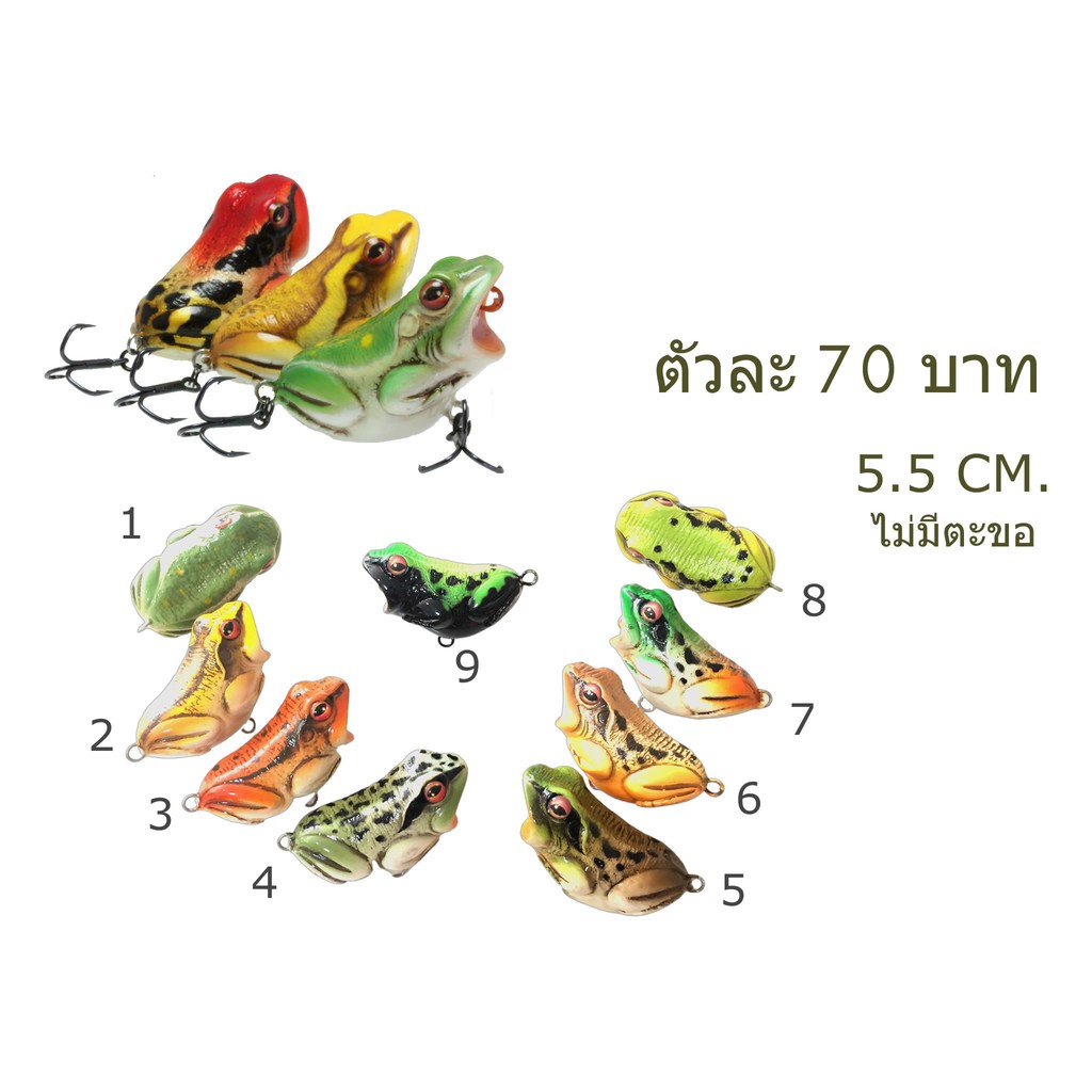 กบป๊อปที่สวยงาม-mad-toad-ตัวใหม่ไม่มีกล่องไม่มีเบ็ด