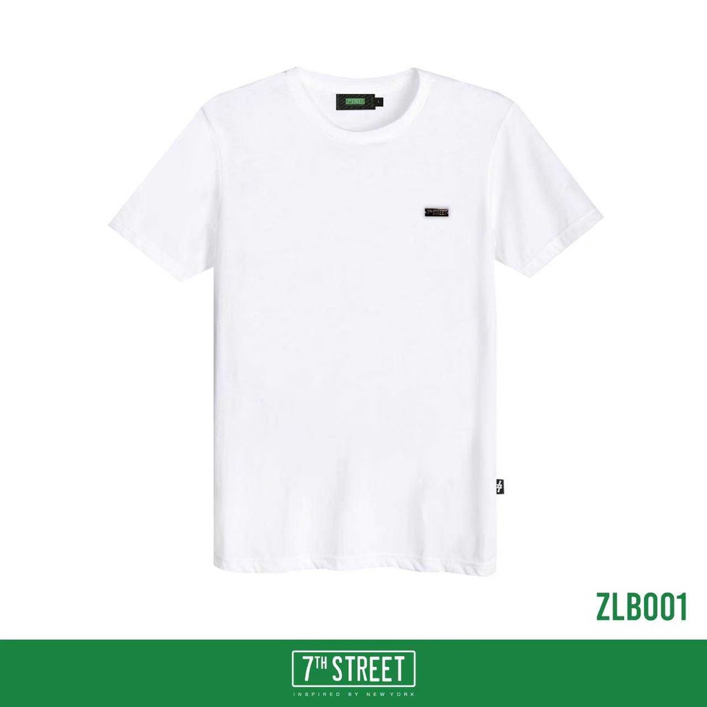 เสื้อยืดแขนสั้นผู้ชาย-7th-street-รุ่น-new-zign-logo-black