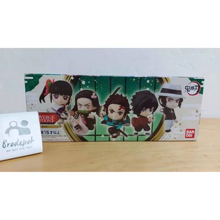 [Ready Stock]  Bandai Candy Toy Demon Slayer Kimetsu no Yaiba ADVERGE MOTION 3 SET W/O GUM set of 5