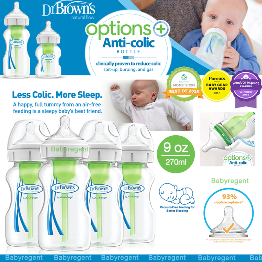 ขวดนม-dr-browns-ลดโคลิค-9oz-รุ่น-options-wide-neck-baby-bottle-dr-brown-anti-colic-ขาว-คอกว้าง