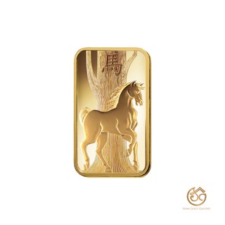 ภาพขนาดย่อของภาพหน้าปกสินค้าSGG-Pamp Horse ทองแผ่น 99.99% (24K) Gold น้ำหนัก 5 กรัม จากร้าน siam_gold_gallery บน Shopee