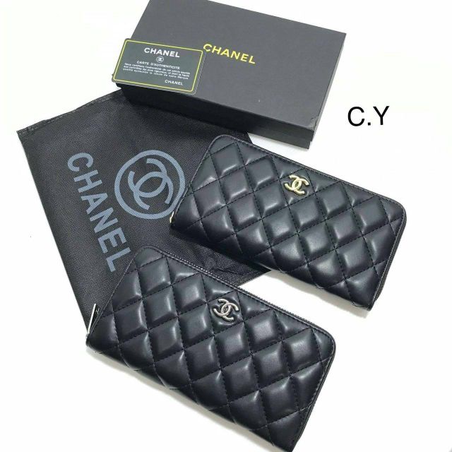 เป๋าตัง-chanel-ซิบรอบ-พรีเมี่ยม-เทียบมิลเลอร์-งานสวยมาก