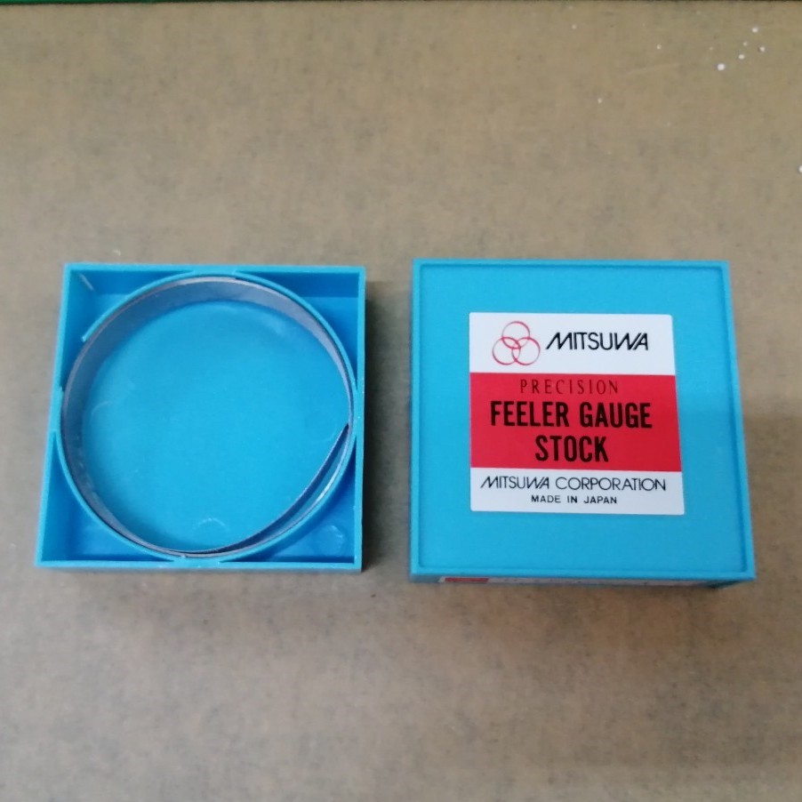Stock Feeler Gauge ฟิลเลอร์เกจแบบเส้นแบน ยี่ห้อ MITSUWA ขนาด 0.15X12