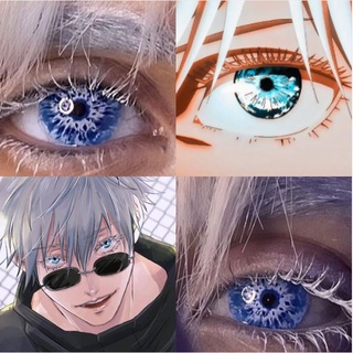 Uyaai คอนแทคเลนส์คอสเพลย์ Gojo Satoru Jujutsu Kaisen สีขาว สีเทา สีฟ้า 1 คู่