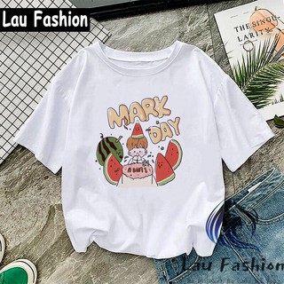 PRIA Lau Fashion - T-Shirt NCT Mark Day Tee For Women Men Short Sleeve S-XXL Oversize