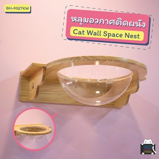หลุมอะคริลิคแมวนอนติดผนัง (BH-MQTKW) Cat Wall Space Nest