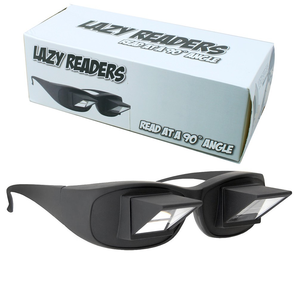 ภาพหน้าปกสินค้าแว่นนอนอ่านหนังสือ แว่นตาขี้เกียจ Lazy Readers Read at 90 ํ Angle จากร้าน shopingmylove บน Shopee