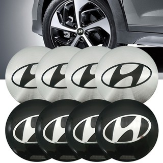 4 ชิ้น / ล็อต 56 มิลลิเมตรขอบรถปกรูปลอกยางศูนย์ล้อ Hub Cap สติกเกอร์ปกสำหรับ Hyundai