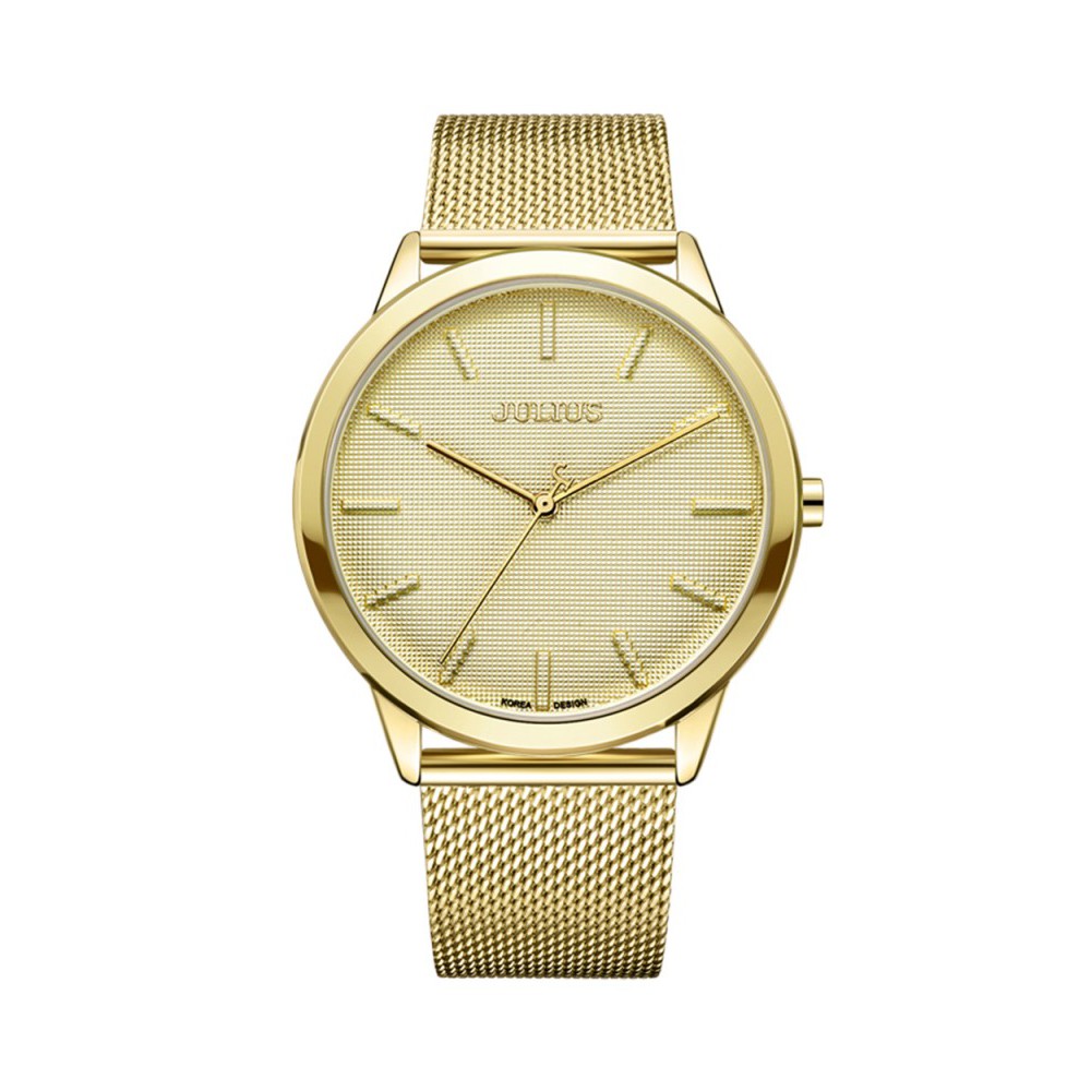 julius-นาฬิกาแบรนด์เกาหลี-สายสแตนเลส-รุ่น-ja982-สายสีทอง-gold-หน้าปัดสีทอง-gold-by-budgerigar-time