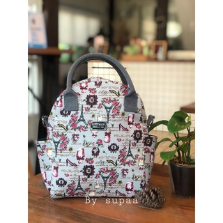 🎒กระเป๋าผ้าแคนวาสอย่างดี ทรงเป้ ปรับสายสะพายได้ 3 in one